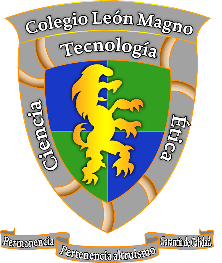 Escudo oficial del Colegio León Magno